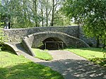 Former canal bridge over Morriston footpath - geograph.org.uk - 1330333